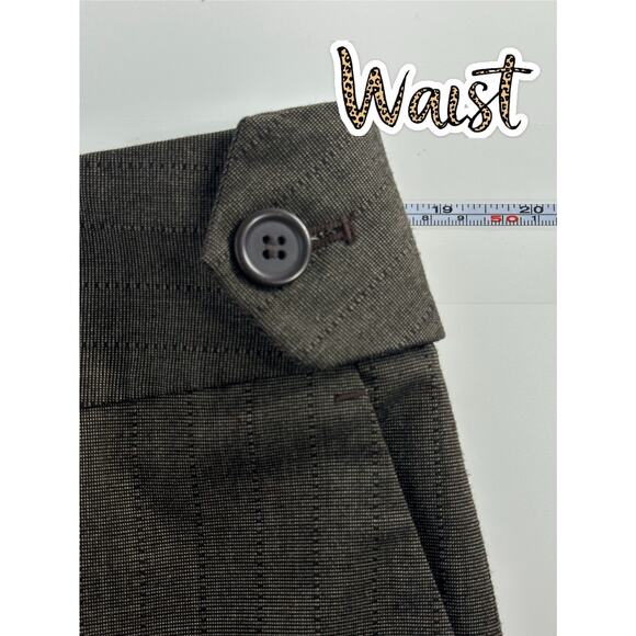 Axcess by Liz Claiborne Women’s Size 14 Brown Stretch Flare Dress Pants Bootcut - Picture 9 of 11